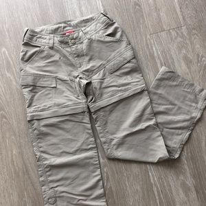 North face convertible zip-off hiking pant